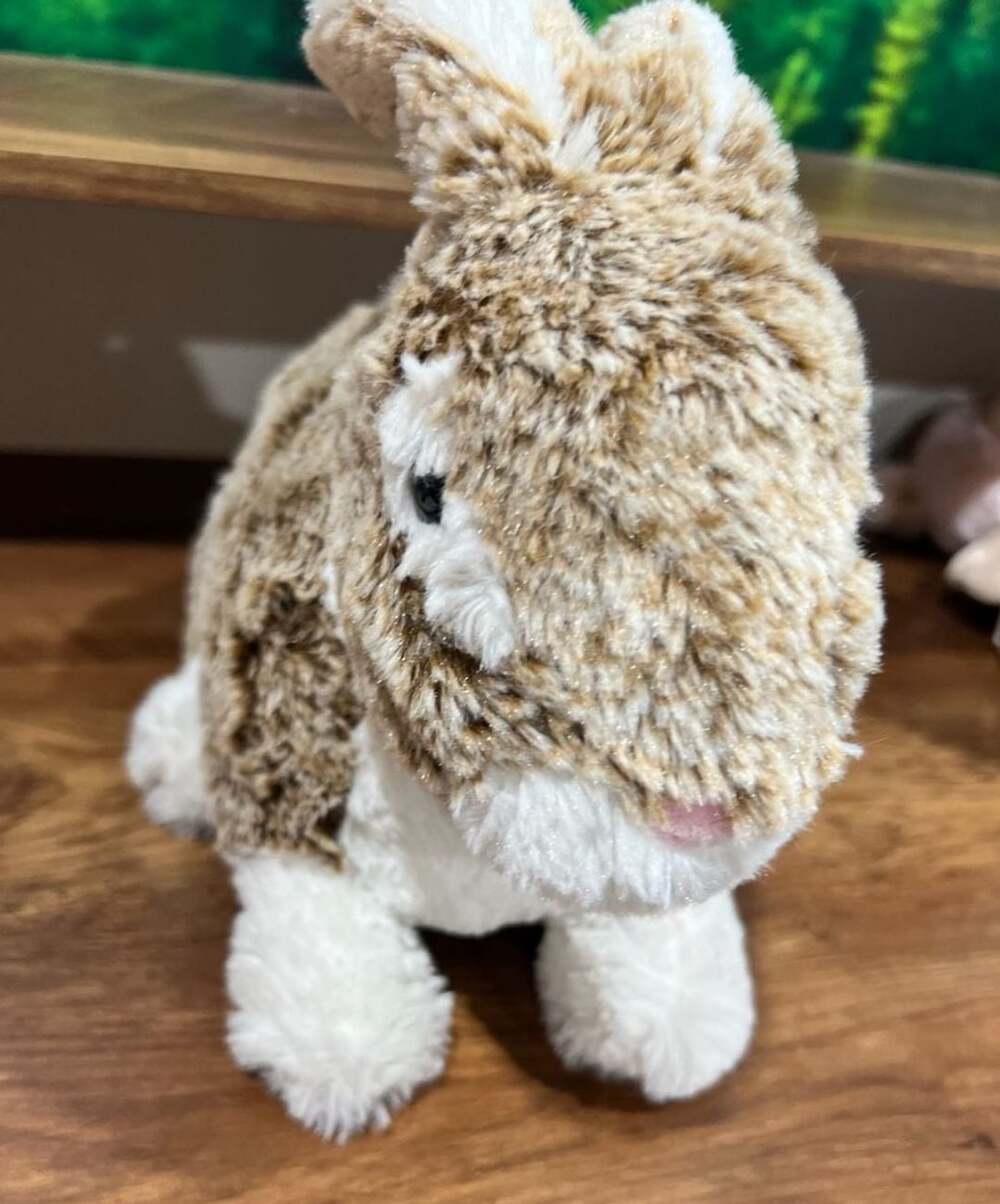 Dan Dee Collector's Choice Brown and White Easter Bunny Rabbit Plush